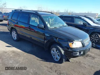 2006 Toyota Highlander Hybrid with VIN JTEEW21A760021438, listed as a IAAI auction lot 41905985 with 166,863 mi miles. Bid and sale history available at carsss.com. Image 1.