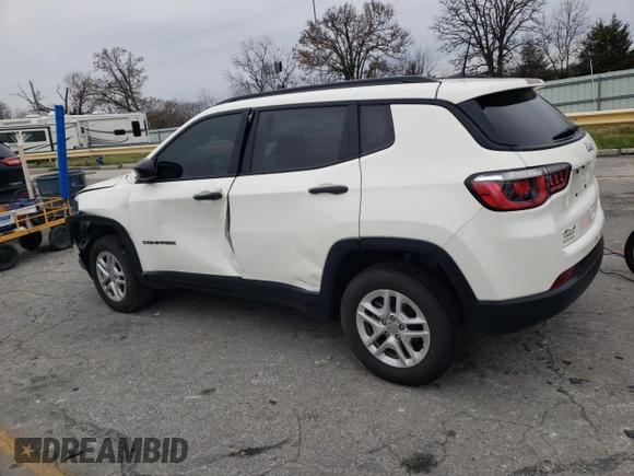 2017 Jeep Compass Sport z VIN 3C4NJDAB9HT658022, wystawiony jako Copart lot #81982624 z przebiegiem 46 396 mil mil oraz Szkoda całkowita • Salvage title. Historia ofert i sprzedaży dostępna na DreamBid. Obrazek 2.