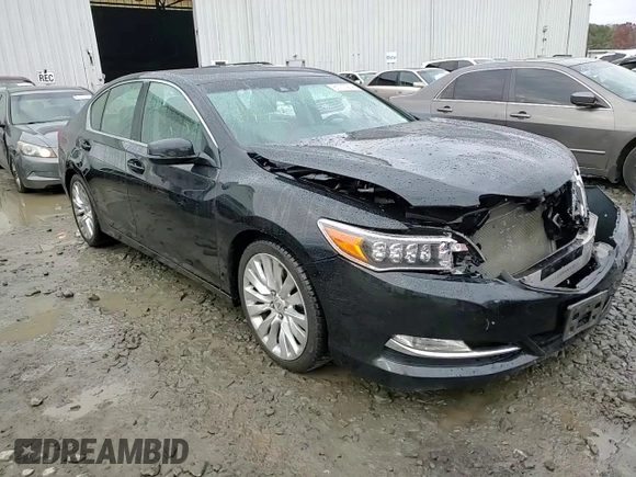 2015 Acura RLX Tech Pkg with VIN JH4KC1F50FC000420, listed as a Copart auction lot 81110914 with 91,359 mi miles and Salvage Title. Bid and sale history available at carsss.com. Image 13.