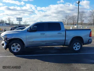 2025 Ram 1500 Big Horn with VIN 1C6RRFFG8SN514034, listed as a IAAI auction lot 41080475 with 5,322 mi miles. Bid and sale history available at carsss.com. Image 14.