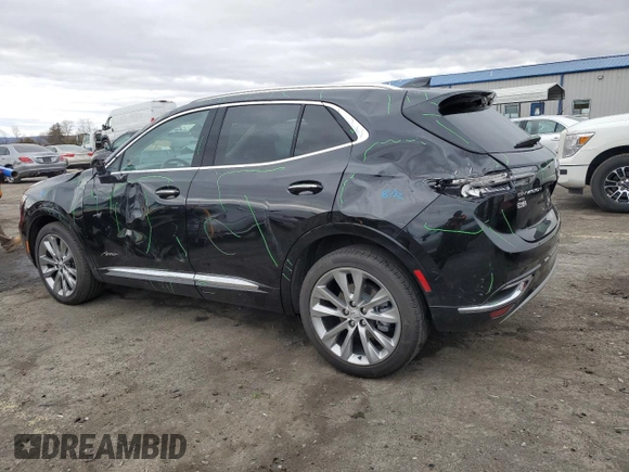 2023 Buick Envision Avenir with VIN LRBFZSR41PD189535, listed as a Copart auction lot 48213575 with 3,568 mi miles and Salvage Title. Bid and sale history available at carsss.com. Image 2.