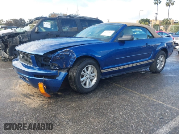 2007 Ford Mustang Deluxe with VIN 1ZVFT84N875329917, listed as a IAAI auction lot 41760205 with 171,005 mi miles and . Bid and sale history available at carsss.com. Image 17.