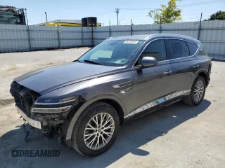 2021 Genesis GV80 with VIN KMUHB4SB7MU040137, listed as a Copart auction lot 65228045 with 74,658 mi miles and Salvage title. Bid and sale history available at DreamBid. Image 1.