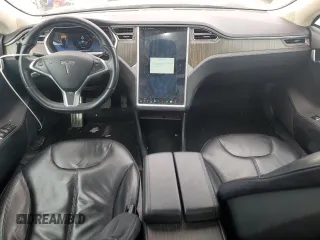 2013 Tesla Model S with VIN 5YJSA1CN8DFP27459, listed as a Copart auction lot 45962835 with Not Provided miles and Salvage Title. Bid and sale history available at DreamBid. Image 8.