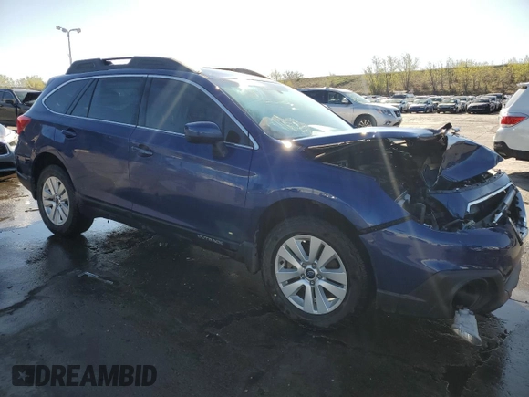 2017 Subaru Outback Premium with VIN 4S4BSACC8H3438933, listed as a Copart auction lot 54973275 with 60,496 mi miles and Salvage Title. Bid and sale history available at DreamBid. Image 4.