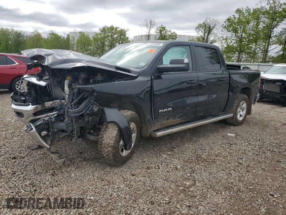 2022 Ram 1500 Big Horn with VIN 1C6SRFFT1NN426154, listed as a Copart auction lot 57332205 with 103,942 mi miles and Salvage title. Bid and sale history available at DreamBid. Image 1.