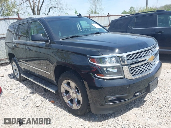2018 Chevrolet Tahoe LT with VIN 1GNSKBKC7JR245565, listed as a IAAI auction lot 42097400 with 123,709 mi miles and . Bid and sale history available at DreamBid. Image 1.