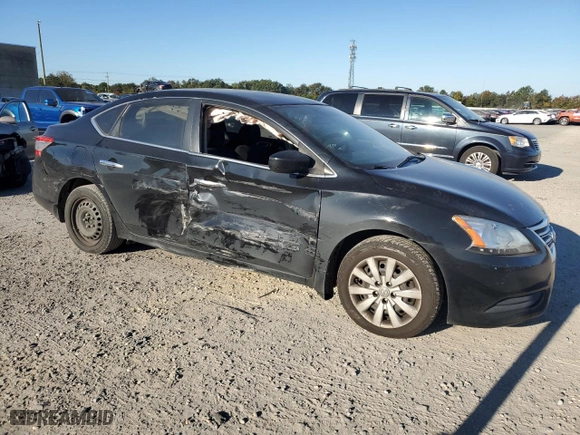 2013 Nissan Sentra SV with VIN 1N4AB7AP7DN907300, listed as a Copart auction lot 76418834 with 147,183 mi miles and Salvage Title. Bid and sale history available at carsss.com. Image 4.