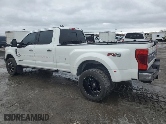 2021 Ford F-350 XL with VIN 1FT8W3DT1MEC35748, listed as a Copart auction lot 85919634 with 79,909 mi miles and Salvage title. Bid and sale history available at DreamBid. Image 2.