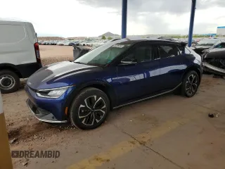2023 Kia EV6 Wind with VIN KNDC34LA2P5606994, listed as a Copart auction lot 69288354 with 8,477 mi miles and Salvage Title. Bid and sale history available at carsss.com. Image 1.