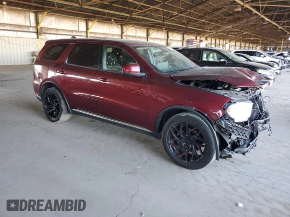 2020 Dodge Durango SXT with VIN 1C4RDHAGXLC352818, listed as a Copart auction lot 58450165 with Not provided miles and Salvage title. Bid and sale history available at DreamBid. Image 4.