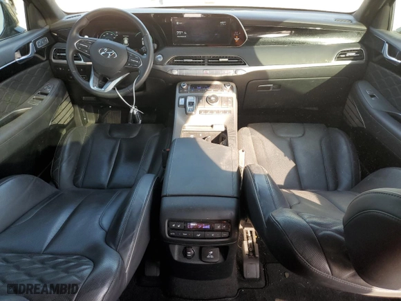 2022 Hyundai Palisade Calligraphy with VIN KM8R74HEXNU449501, listed as a Copart auction lot 45693535 with 30,294 mi miles and Non Repairable. Bid and sale history available at carsss.com. Image 8.