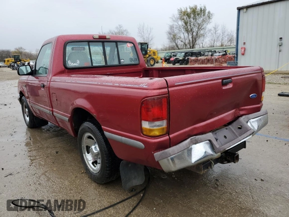 1995 Ford Ranger Splash with VIN 1FTCR10X7SPA51933, listed as a Copart auction lot 81237154 with 217,302 mi miles and Salvage Title. Bid and sale history available at carsss.com. Image 2.