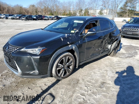 2019 Lexus UX 250h with VIN JTHU9JBH6K2013440, listed as a Copart auction lot 48181415 with 103,788 mi miles and Salvage title. Bid and sale history available at DreamBid. Image 1.