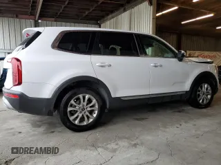 2022 Kia Telluride LX with VIN 5XYP24HC7NG217285, listed as a Copart auction lot 47685465 with 39,825 mi miles and Salvage title. Bid and sale history available at DreamBid. Image 3.