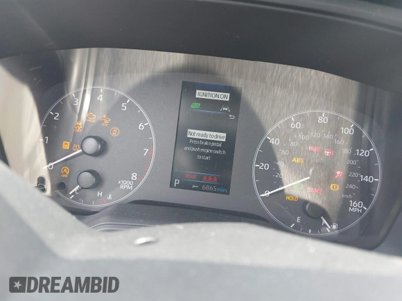2024 Toyota Corolla Cross LE with VIN 7MUBAABGXRV110138, listed as a IAAI auction lot 42434214 with 8,185 mi miles and . Bid and sale history available at DreamBid. Image 15.