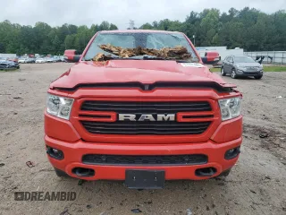2021 Ram 1500 Big Horn with VIN 1C6SRFFT5MN504479, listed as a Copart auction lot 57691465 with 77,260 mi miles and Salvage title. Bid and sale history available at DreamBid. Image 5.