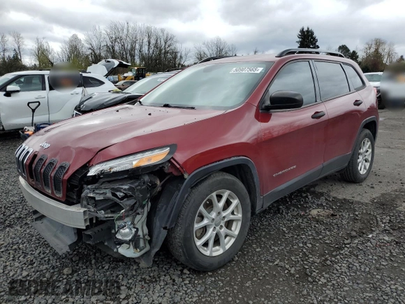 2016 Jeep Cherokee Altitude with VIN 1C4PJLAB1GW302871, listed as a Copart auction lot 50907565 with 154,207 mi miles and Salvage Title. Bid and sale history available at carsss.com. Image 1.