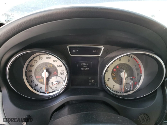 2015 Mercedes-Benz CLA-Class CLA 250 with VIN WDDSJ4GB2FN219970, listed as a Copart auction lot 87947805 with 105,390 mi miles and Salvage Title. Bid and sale history available at carsss.com. Image 9.