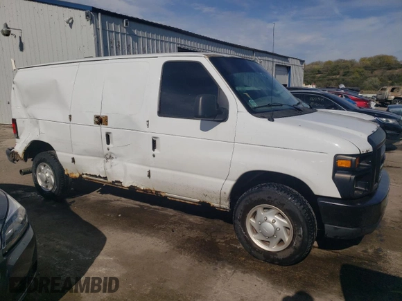 2008 Ford Econoline Cargo Commercial with VIN 1FTNE24L38DB49627, listed as a Copart auction lot 77435274 with 227,954 mi miles and Salvage Title. Bid and sale history available at DreamBid. Image 4.