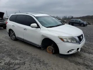2013 Nissan Pathfinder Platinum z VIN 5N1AR2MM3DC675456, wystawiony jako Copart lot #79548284 z przebiegiem 199 935 mil mil oraz Szkoda całkowita • Salvage title. Historia ofert i sprzedaży dostępna na DreamBid. Obrazek 4.
