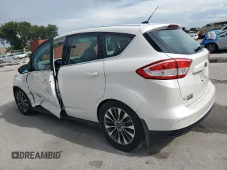 2017 Ford C-Max Energi Titanium with VIN 1FADP5FU9HL100117, listed as a Copart auction lot 69279074 with 153,601 mi miles and Salvage Title. Bid and sale history available at carsss.com. Image 2.