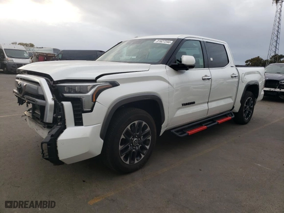 2023 Toyota Tundra 2WD Limited with VIN 5TFJA5AB6PX024416, listed as a Copart auction lot 81627244 with 19,794 mi miles and Salvage Title. Bid and sale history available at carsss.com. Image 1.