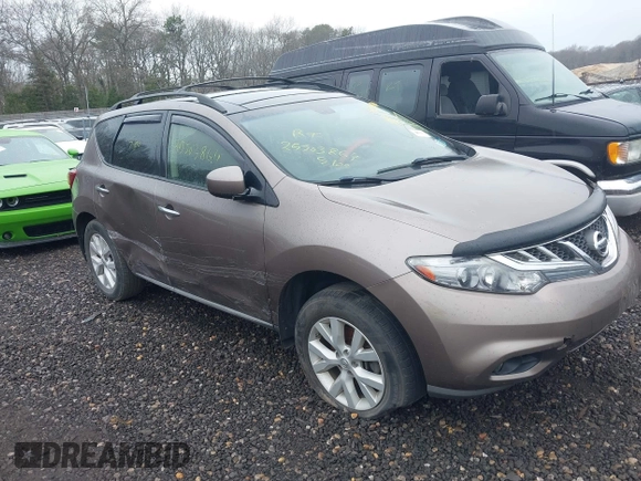 2012 Nissan Murano SL z VIN JN8AZ1MW5CW226653, wystawiony jako IAAI lot #42048300 z przebiegiem Nie podano mil oraz . Historia ofert i sprzedaży dostępna na DreamBid. Obrazek 1.