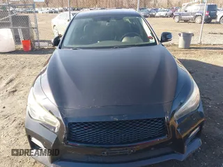 2014 Infiniti Q50 Premium with VIN JN1AV7AR7EM700161, listed as a IAAI auction lot 41973223 with 218,288 mi miles and . Bid and sale history available at carsss.com. Image 12.
