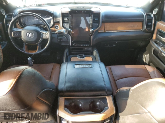 2023 Ram 2500 Longhorn with VIN 3C6UR5GL4PG524544, listed as a Copart auction lot 66289884 with 0 mi miles and Non Repairable. Bid and sale history available at carsss.com. Image 8.