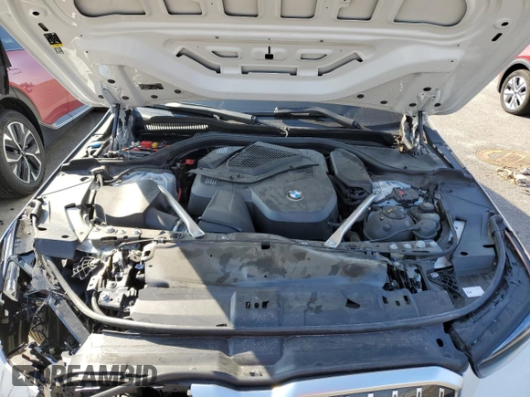 2024 BMW 5 Series 530i with VIN WBA43FJ05RCS39448, listed as a Copart auction lot 48738085 with 23,214 mi miles and Salvage Title. Bid and sale history available at carsss.com. Image 11.