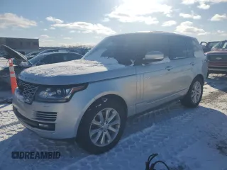 2016 Land Rover Range Rover HSE z VIN SALGS2PFXGA316503, wystawiony jako Copart lot #46084185 z przebiegiem 134 994 mil mil oraz Szkoda całkowita • Salvage title. Historia ofert i sprzedaży dostępna na DreamBid. Obrazek 1.