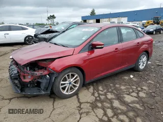 2017 Ford Focus SE with VIN 1FADP3F2XHL298662, listed as a Copart auction lot 58179365 with 77,623 mi miles and Clean title. Bid and sale history available at DreamBid. Image 1.