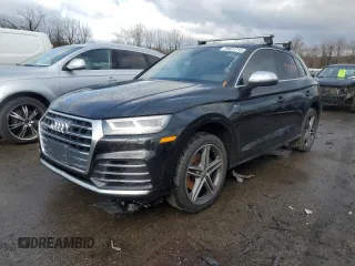 2018 Audi SQ5 Premium Plus with VIN WA1A4AFYXJ2129195, listed as a Copart auction lot 79537713 with 110,784 mi miles. Bid and sale history available at carsss.com. Image 1.