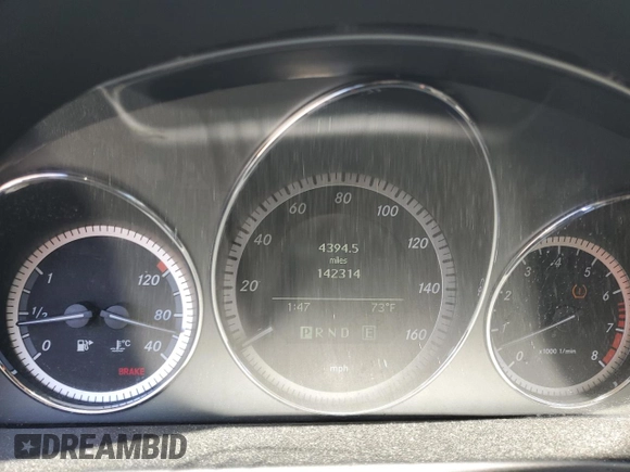2011 Mercedes-Benz C 300 Sport with VIN WDDGF8BB2BR164820, listed as a Copart auction lot 53251255 with 142,314 mi miles and Salvage title. Bid and sale history available at DreamBid. Image 9.