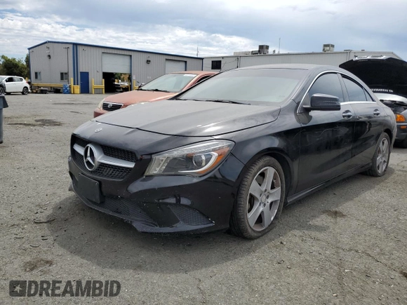 2015 Mercedes-Benz CLA 250 with VIN WDDSJ4EB2FN272655, listed as a Copart auction lot 64107383 with Not Provided miles and . Bid and sale history available at DreamBid. Image 1.