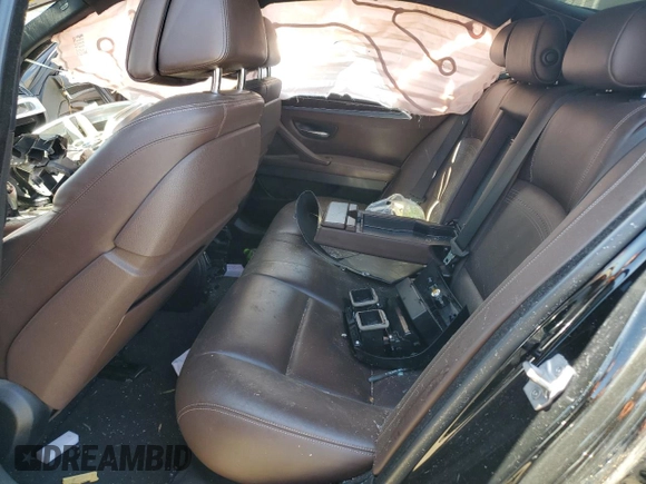 2016 BMW 5 Series 550i xDrive with VIN WBAKP9C55GD980454, listed as a Copart auction lot 59319485 with 91,424 mi miles and Salvage title. Bid and sale history available at DreamBid. Image 10.
