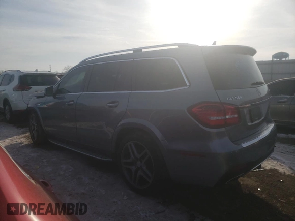 2017 Mercedes-Benz GLS with VIN 4JGDF7DEXHA777608, listed as a Copart auction lot 71279602 with 85,131 mi miles. Bid and sale history available at carsss.com. Image 2.