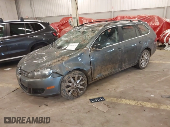 2014 Volkswagen Jetta SportWagen TDI w/Sunroof & Nav with VIN 3VWPL7AJ2EM627998, listed as a IAAI auction lot 41614718 with 134,203 mi miles. Bid and sale history available at carsss.com. Image 17.