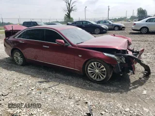 2017 Cadillac CT6 Luxury RWD with VIN 1G6KC5RX5HU137195, listed as a Copart auction lot 59016875 with Not provided miles and Salvage title. Bid and sale history available at DreamBid. Image 4.