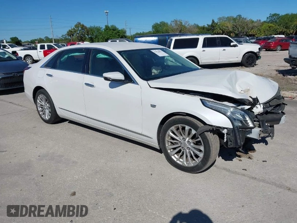 2017 Cadillac CT6 RWD with VIN 1G6KA5RX3HU158908, listed as a IAAI auction lot 41824432 with 71,052 mi miles. Bid and sale history available at carsss.com. Image 1.