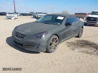 2011 Hyundai Genesis Coupe Track with VIN KMHHU6KH3BU047916, listed as a IAAI auction lot 41294493 with 128,268 mi miles. Bid and sale history available at carsss.com. Image 6.