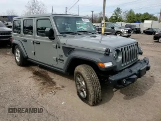 2021 Jeep Wrangler Unlimited Freedom with VIN 1C4HJXDN4MW672340, listed as a Copart auction lot 49406695 with 48,832 mi miles and Salvage title. Bid and sale history available at DreamBid. Image 11.