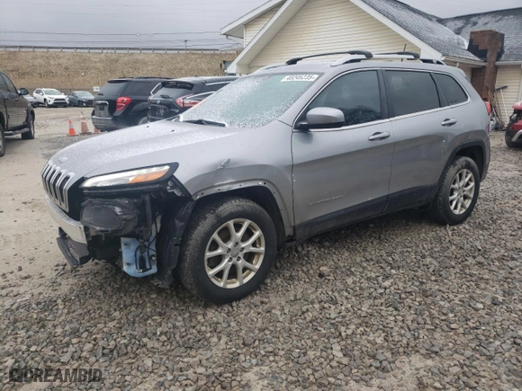 2017 Jeep Cherokee Latitude with VIN 1C4PJMCB6HW515626, listed as a Copart auction lot 49245235 with 127,019 mi miles and Salvage Title. Bid and sale history available at carsss.com. Image 1.