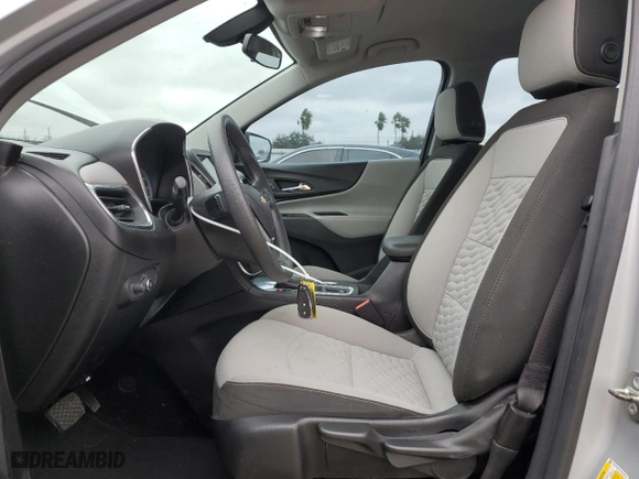 2019 Chevrolet Equinox LS with VIN 2GNAXHEVXK6124913, listed as a Copart auction lot 89211045 with 53,807 mi miles and Salvage Title. Bid and sale history available at carsss.com. Image 7.