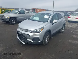 2020 Chevrolet Trax LS with VIN KL7CJKSB5LB028290, listed as a IAAI auction lot 41512101 with 102,480 mi miles. Bid and sale history available at carsss.com. Image 2.