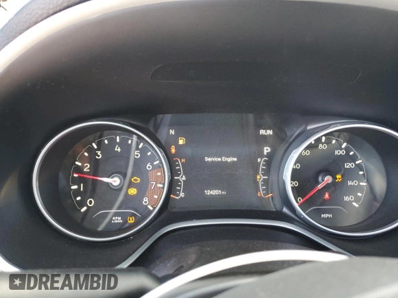 2017 Jeep Compass Limited с VIN 3C4NJDCB6HT628599, выставлен на аукционе Copart как лот 57140005 с пробегом 124 201 миль миль и Списание • Salvage title. История ставок и продаж доступна на DreamBid. Изображение 9.
