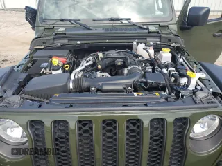 2023 Jeep Gladiator Rubicon with VIN 1C6JJTBGXPL537729, listed as a Copart auction lot 53788625 with 17,568 mi miles and Salvage title. Bid and sale history available at DreamBid. Image 11.