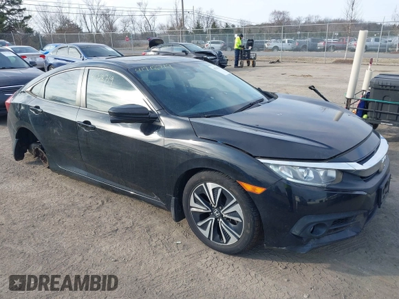 2016 Honda Civic Sedan EX-T with VIN 19XFC1F30GE044655, listed as a IAAI auction lot 41718719 with 109,962 mi miles. Bid and sale history available at carsss.com. Image 1.