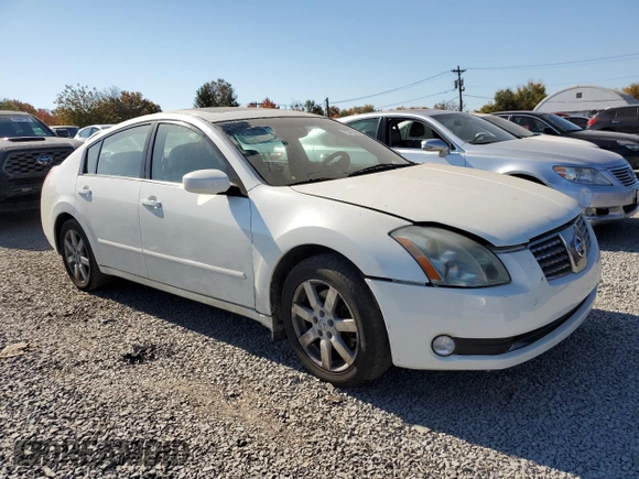 2004 Nissan Maxima SE with VIN 1N4BA41E14C833369, listed as a Copart auction lot 76778474 with 158,045 mi miles and Salvage Title. Bid and sale history available at carsss.com. Image 4.